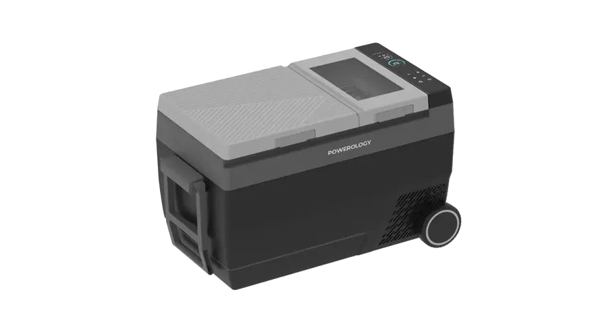 Powerology Portable Outdoor Fridge & Ice Maker - Black