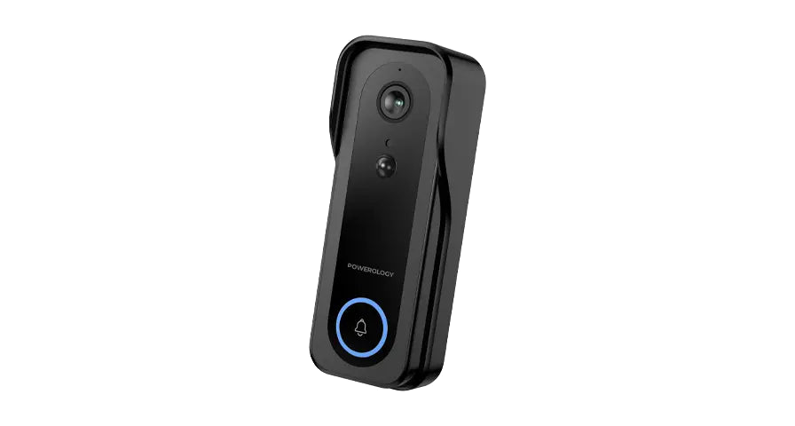 Powerology Smart Doorbell Camera - Black