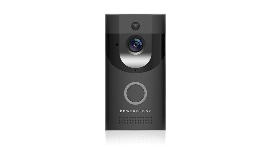 Powerology Smart Video Doorbell with Night Vision and Motion Sensor