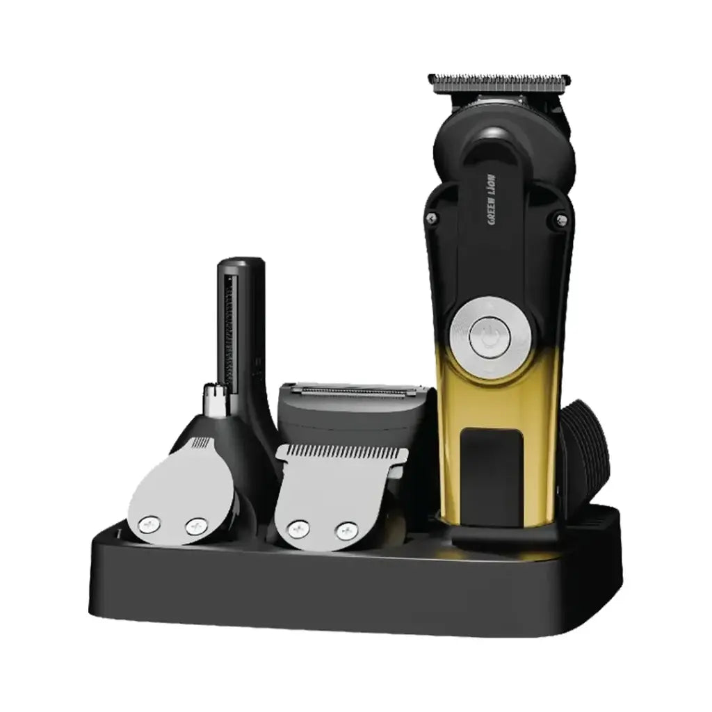 Green Lion 6 in 1 Trim Pro Grooming Kit - Black