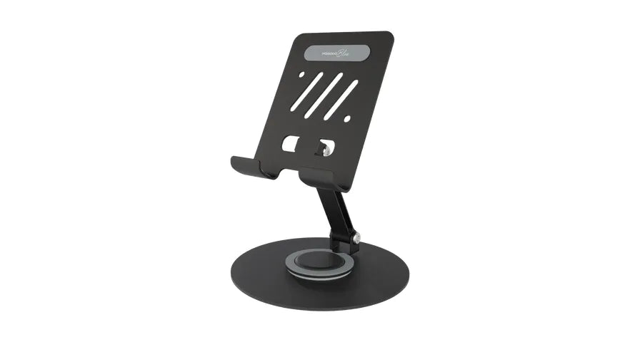 Porodo Blue Clipo Rotatable Tablet Holder with Non-Slip Base - Black