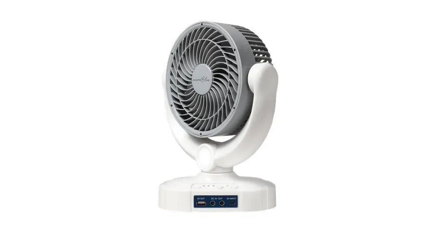 Porodo Blue Cooling & Lighting FAN with Power Bank Function - White