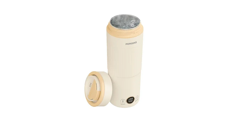 Porodo Flora Smart Portable Kettle with Digital Temperature Display - Beige