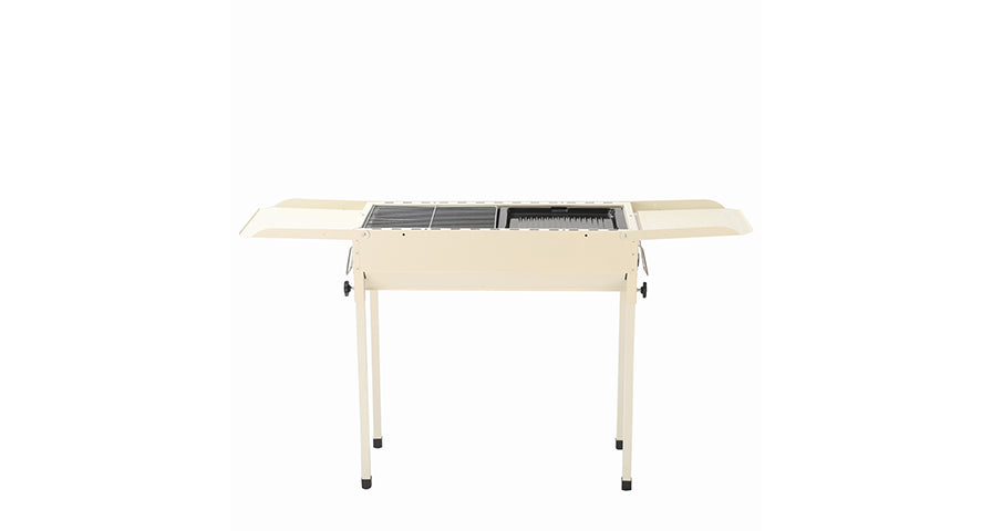 Porodo Lifestyle Camping Portable Charcoal Grill/Carbon Oven - White