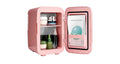 Porodo Frostlite Cooling Mini Makeup Fridge with LED Mirror - Pink