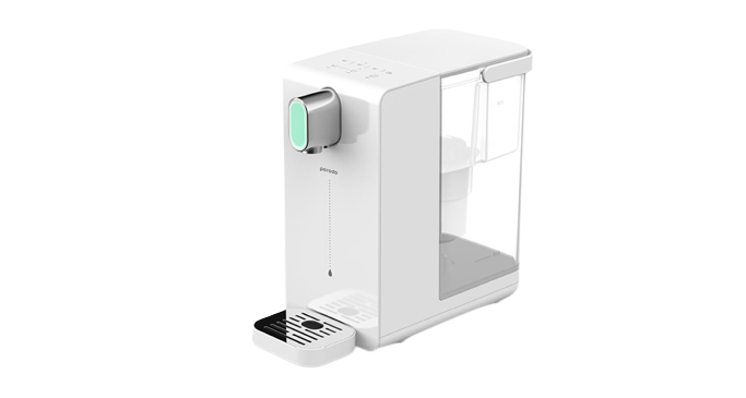 Porodo Lifestyle Instant Hot Water Dispenser With Automatic Ambient Lighting - White