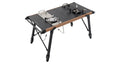 Porodo Lifestyle Cooking Set Dual Stove Camping Table - Black