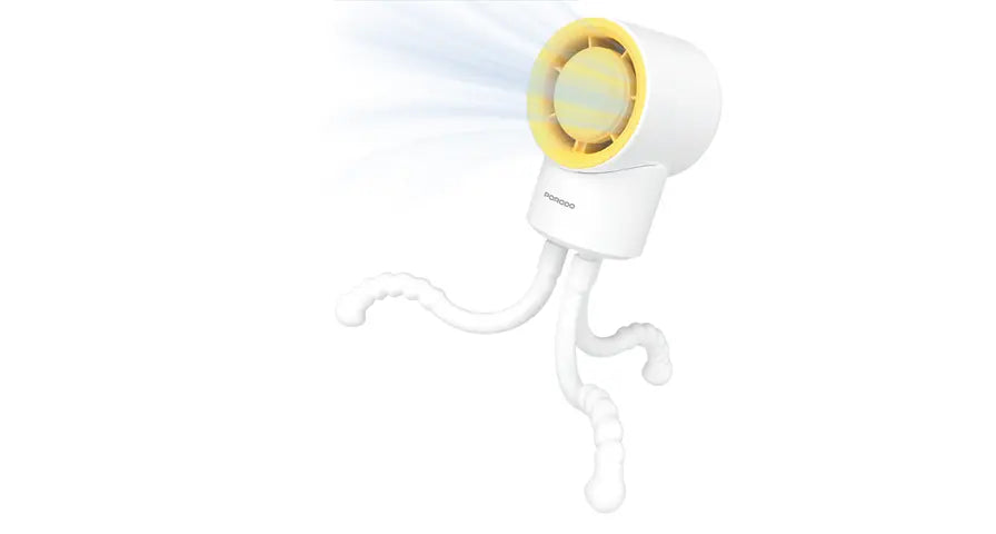 Porodo Lifestyle Coolflex Mini Handheld Fan - White