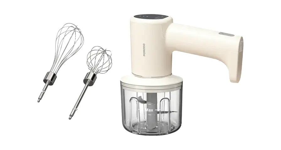 Porodo Lifestyle Multi-Function Rechargeable Hand Blender - Beige