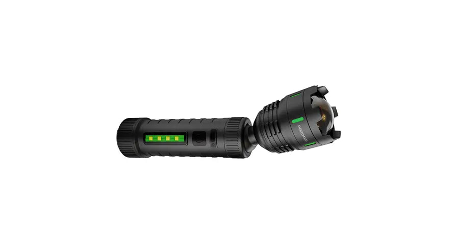 Porodo Lifestyle Orbit Multi-Color Laser Torch with Power Bank Function - Black