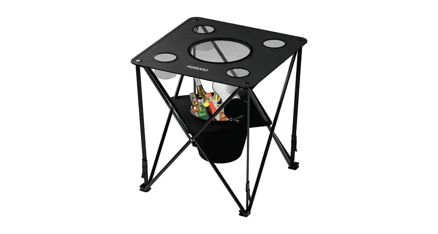 Porodo Lifestyle Outdoor Companion Foldable Camping Table - Black