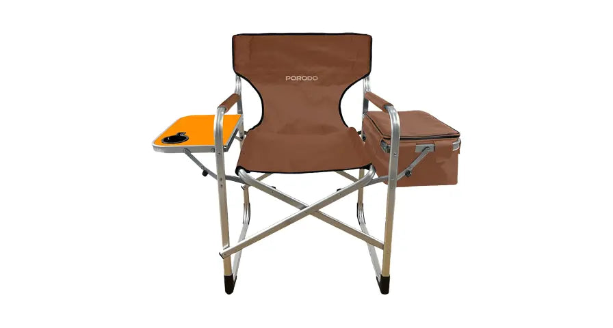 Porodo Lifestyle Outdoor Folding Director Chair - Brown