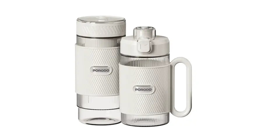 Porodo Lifestyle Portable Dual-Cup Smoothie Blender - White