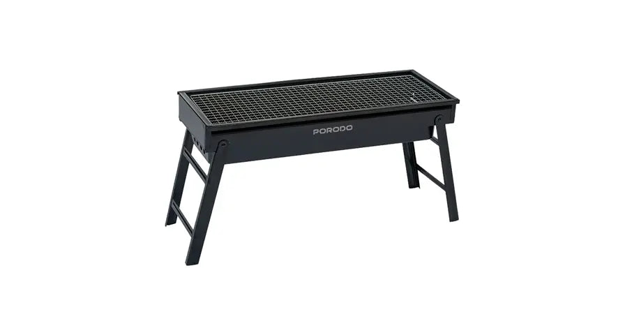 Porodo Lifestyle Portable Folding Large BBQ Grill - Black