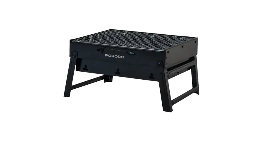 Porodo Lifestyle Portable Folding Mini BBQ Grill - Black