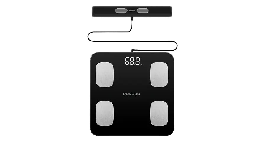 Porodo Lifestyle Precise Analysis Smart Scale - Black