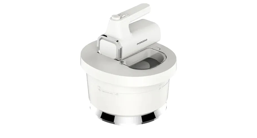 Porodo Lifestyle Spill-Proof Dual Mode Mixer - White/Silver