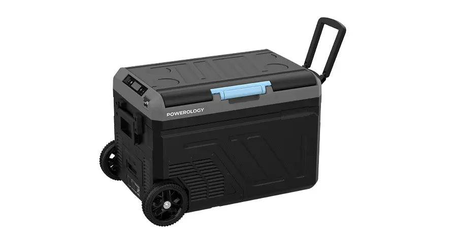 Powerology Dual Compartment Smart Fridge And Freezer 40L - Gray