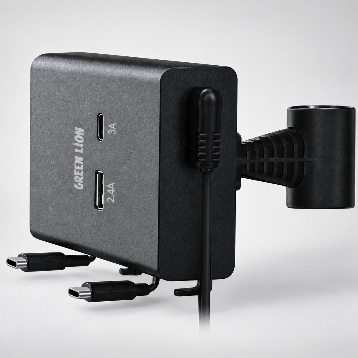 GLION BACKSEAT CAR CHARGE — GREY Studio detail