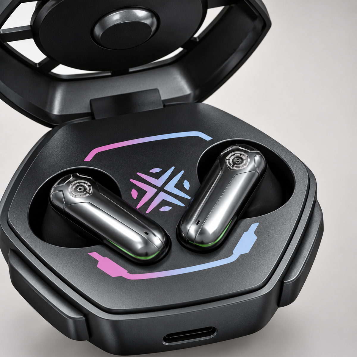GLION NITRO EARBUDS 19096 — GREY Studio detail
