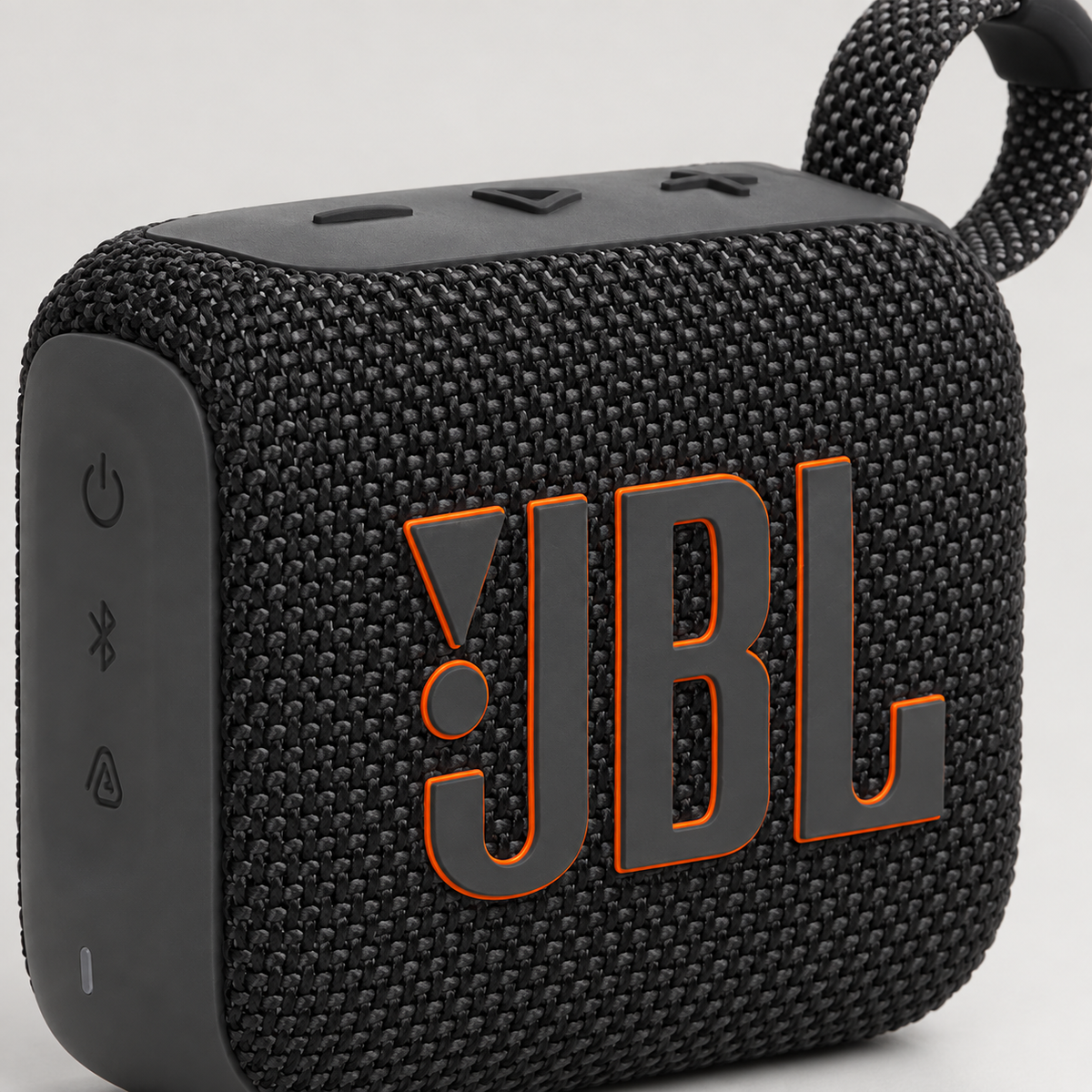 JBL GO4 SPEAKER — GREY Studio detail