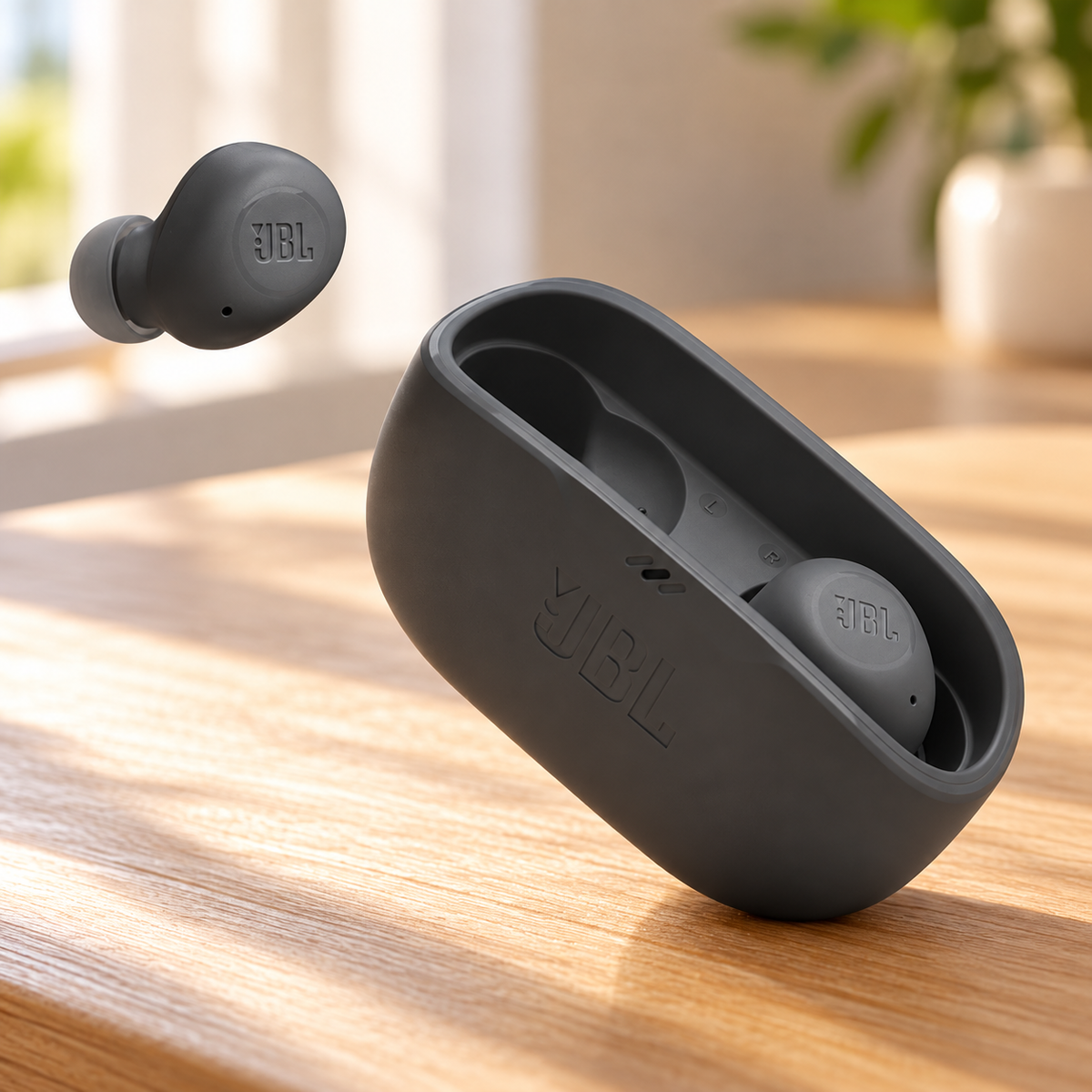 JBL WAVE BUDS TRUE — GREY Studio lifestyle
