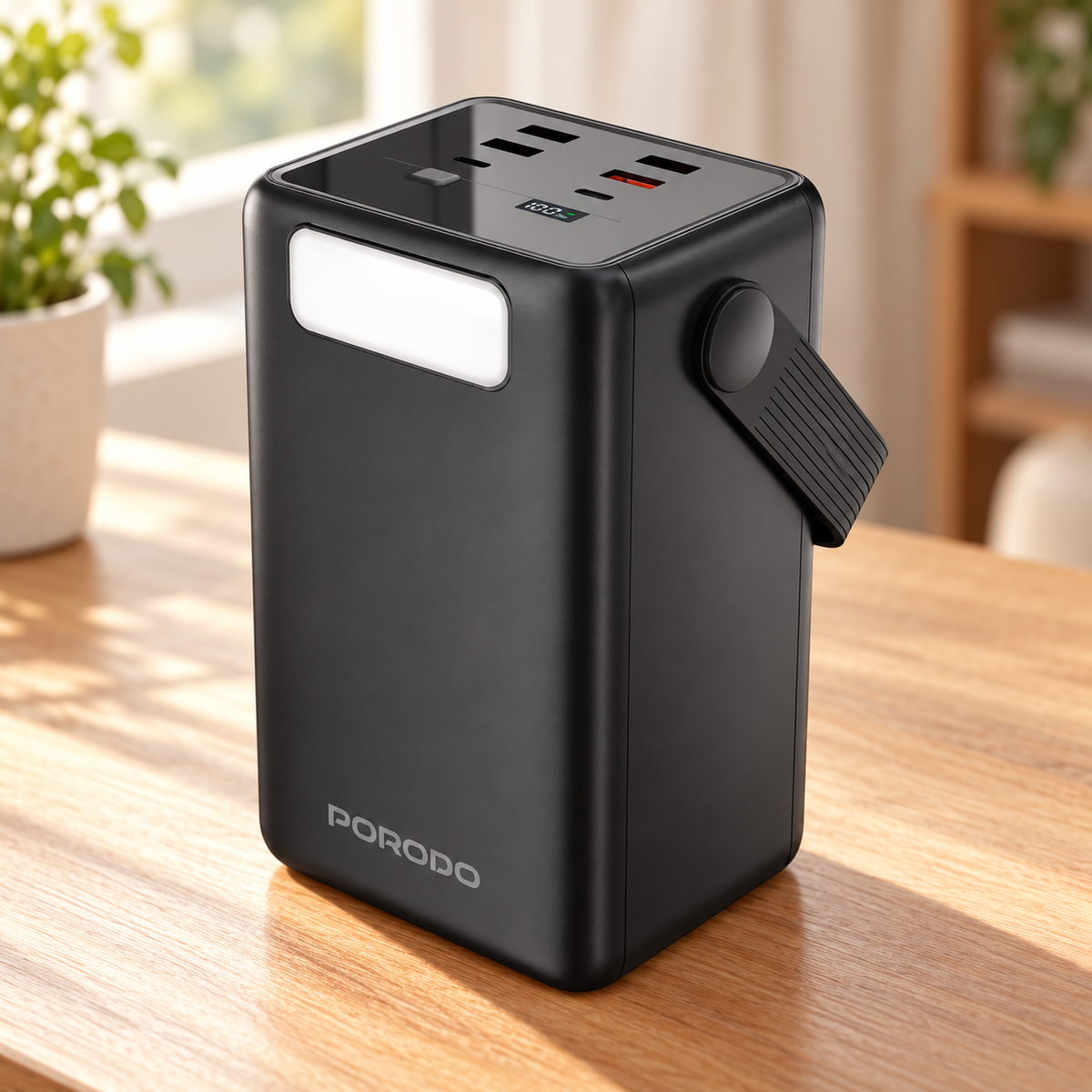 PORODO 80K POWERBANK 9581 — GREY Studio lifestyle