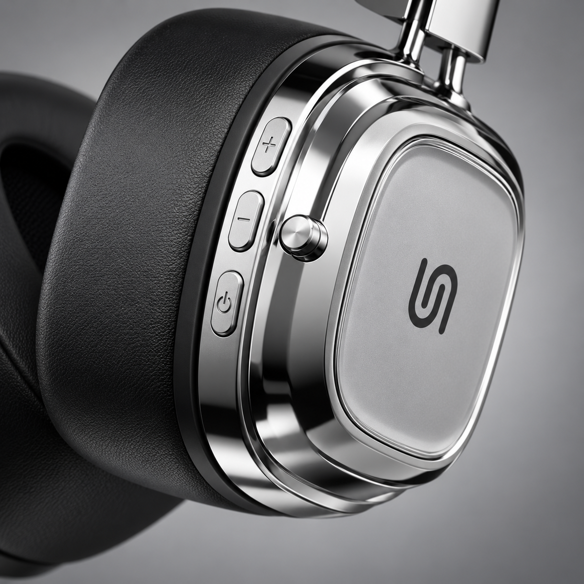 PORODO VINTAGE HEADPHONE — GREY Studio detail