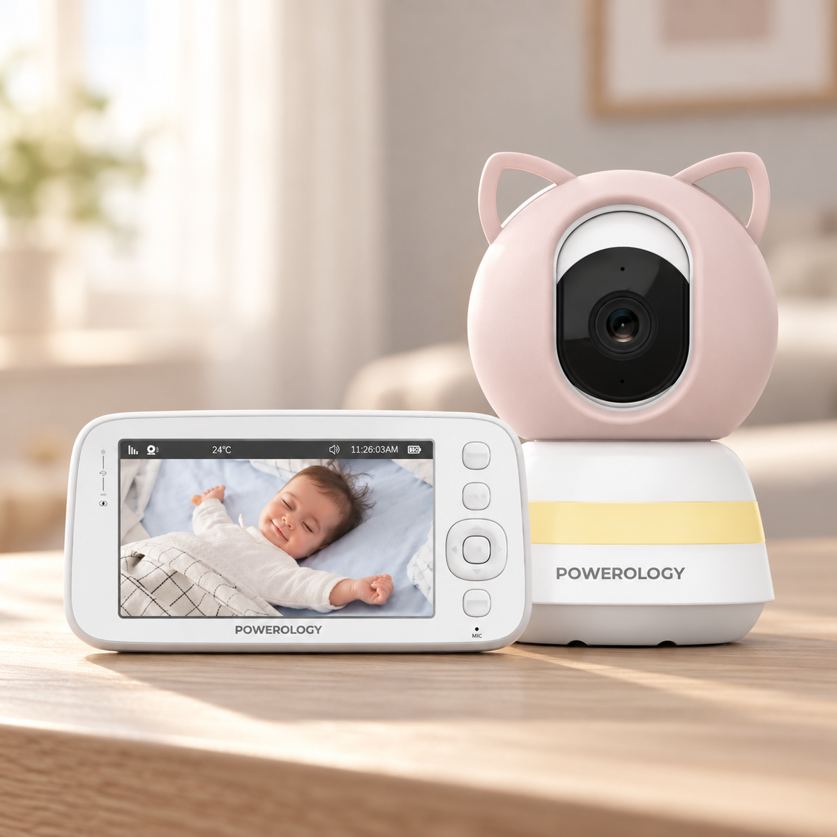 POWEROLOGY BABY MONITOR 5 — GREY Studio lifestyle