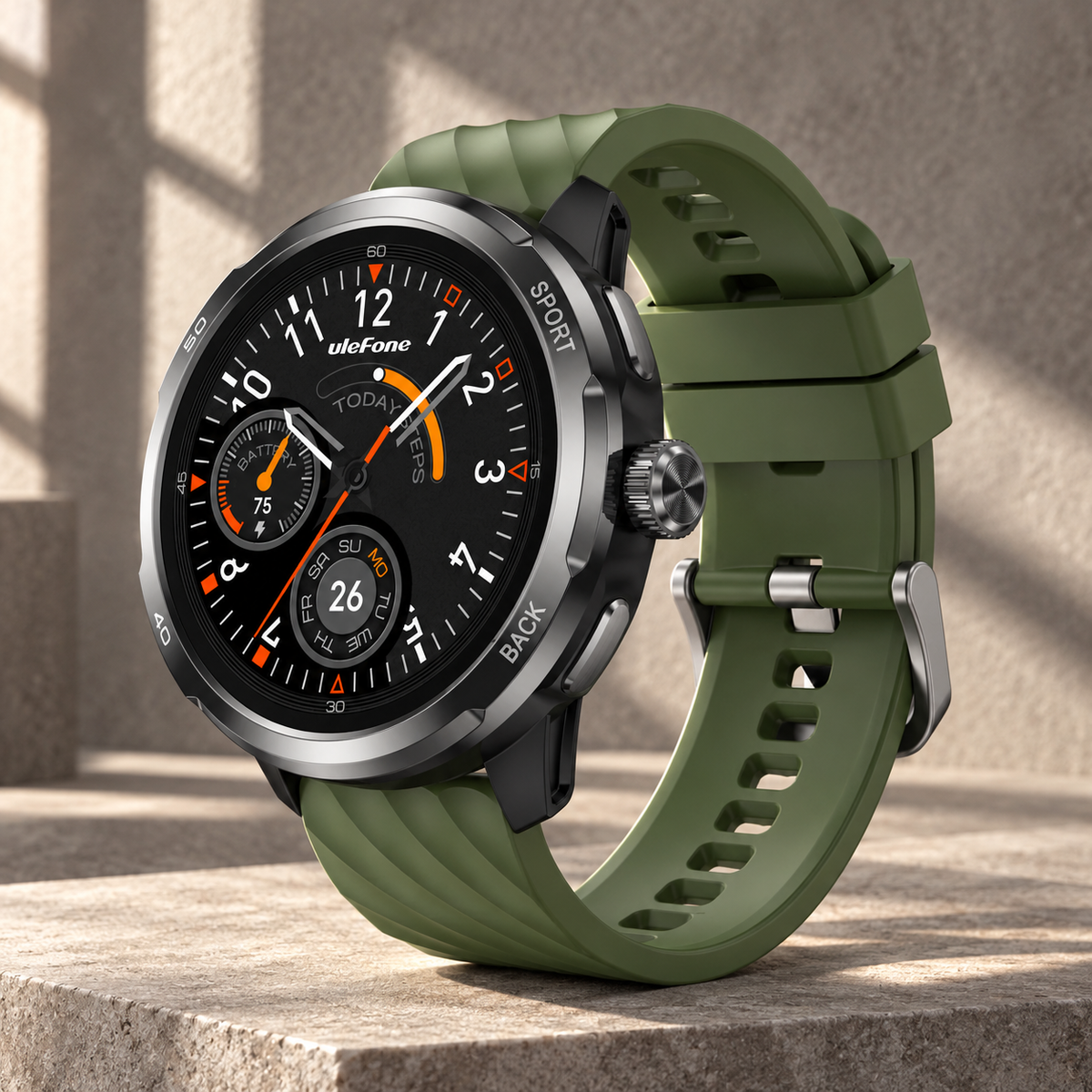 ULEFONE ARMOR WATCH PRO — GREY Studio editorial