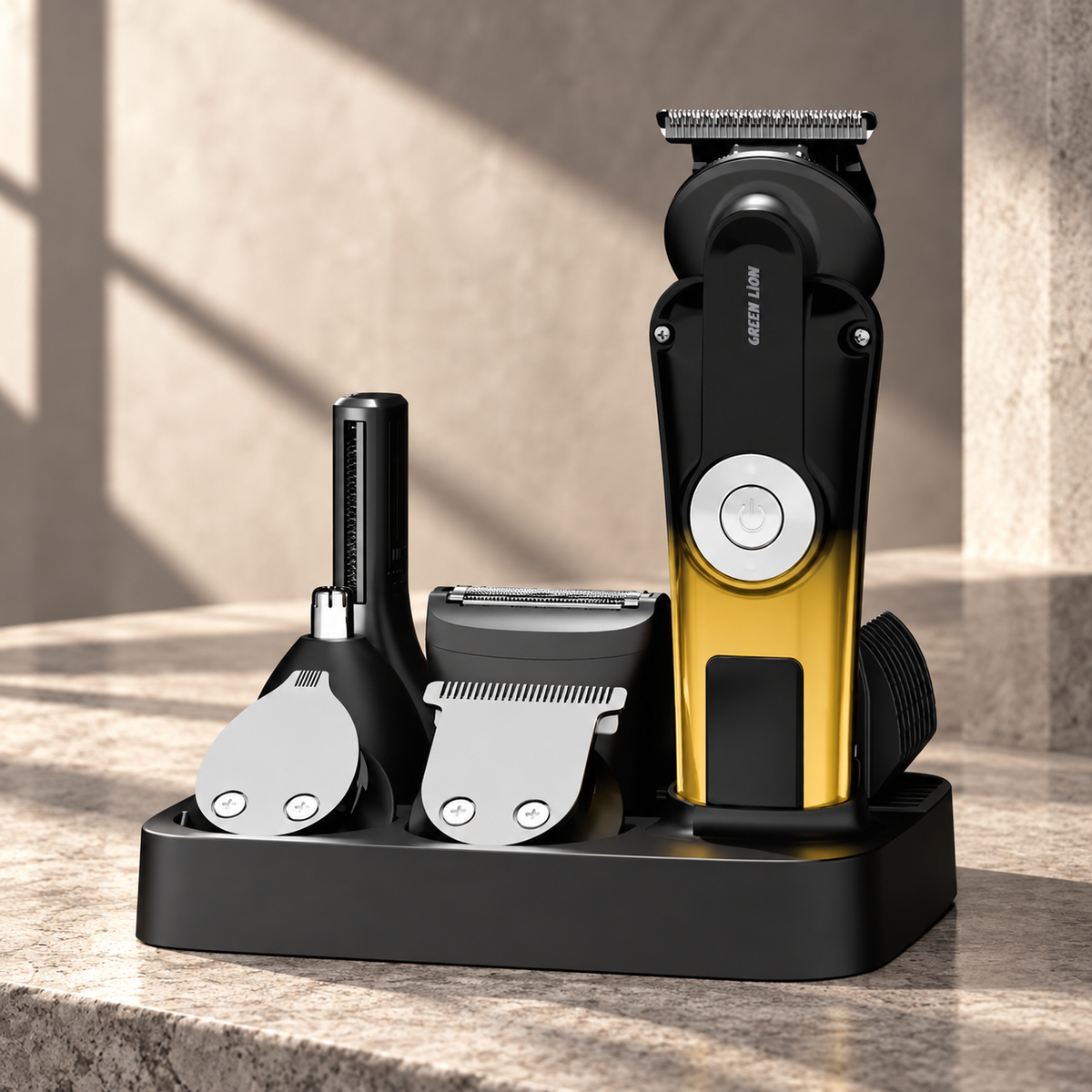 Green Lion 6 in 1 Trim Pro Grooming Kit - Black — GREY Studio editorial