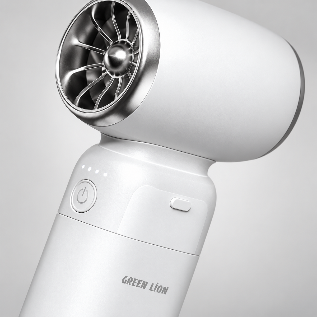 Green Lion Multifunctional 10000mAh Powerbank and Fan - White — GREY Studio detail