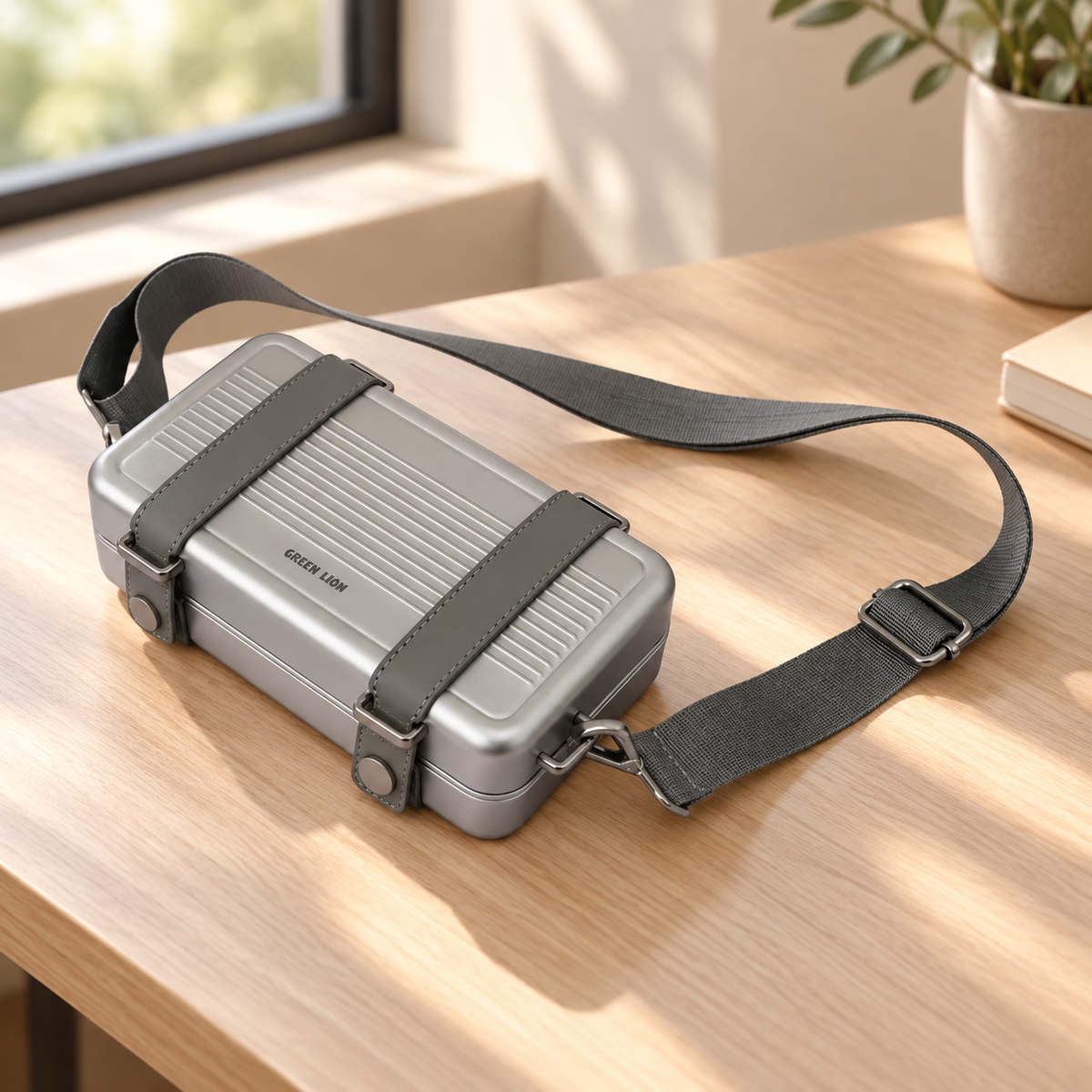 Green Lion Valancia Carry Bag - Silver — GREY Studio lifestyle