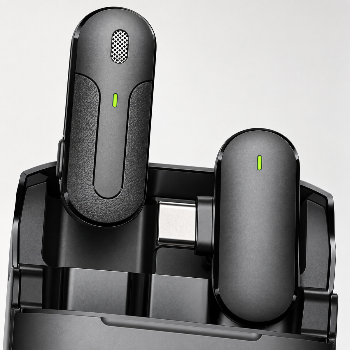 Green Lion Wireless Microphone with Type-C Connector - Audio Recording — GREY Studio detail