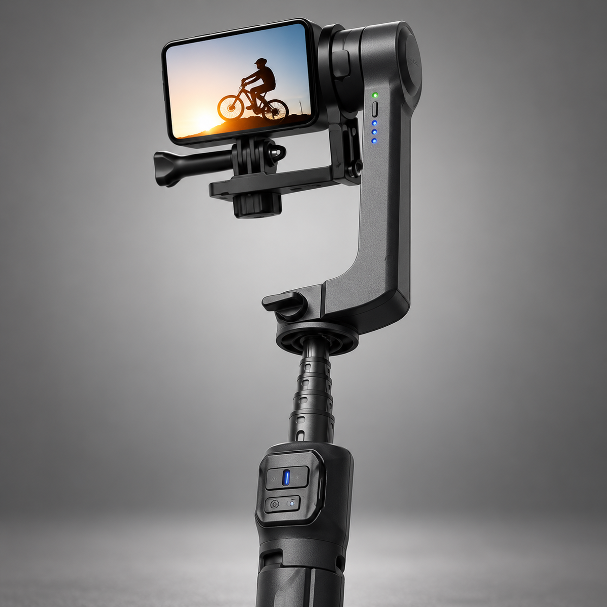 Porodo 2-Axis Gimbal Stablizer - Black — GREY Studio detail