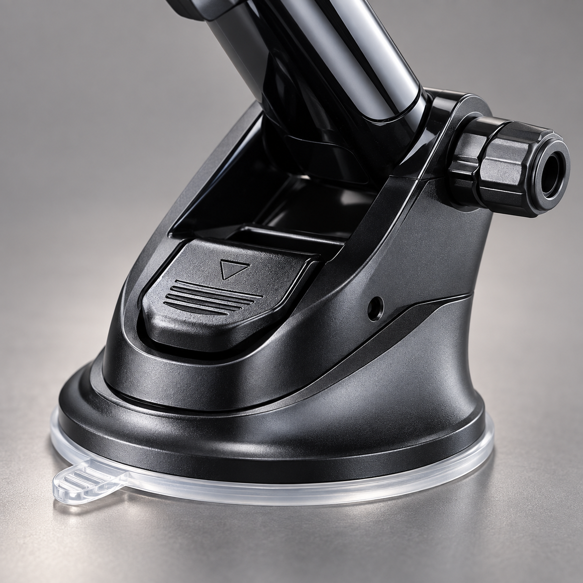 Porodo ABS+Silicone 360 Degree Rotatable Universal Car Mount - Black — GREY Studio detail