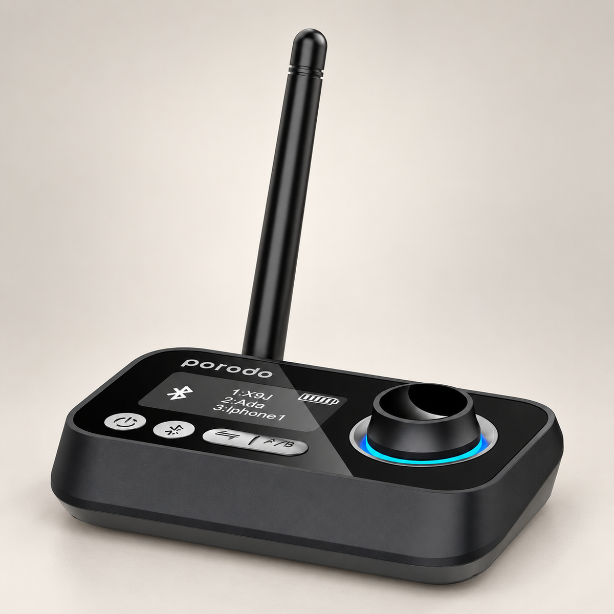 Porodo 3in1 Bluetooth Transmitter Receiver and Wireless Audio Adaptor - Black — GREY Studio catalog