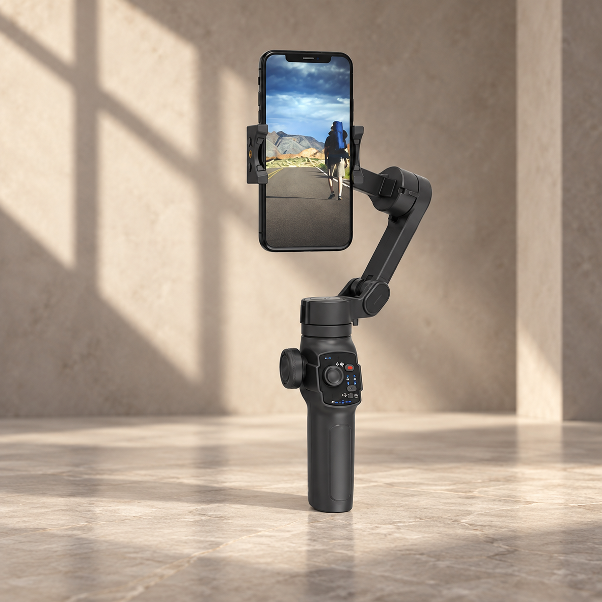 Porodo AI Tracker Gimbal P9 - Black — GREY Studio editorial