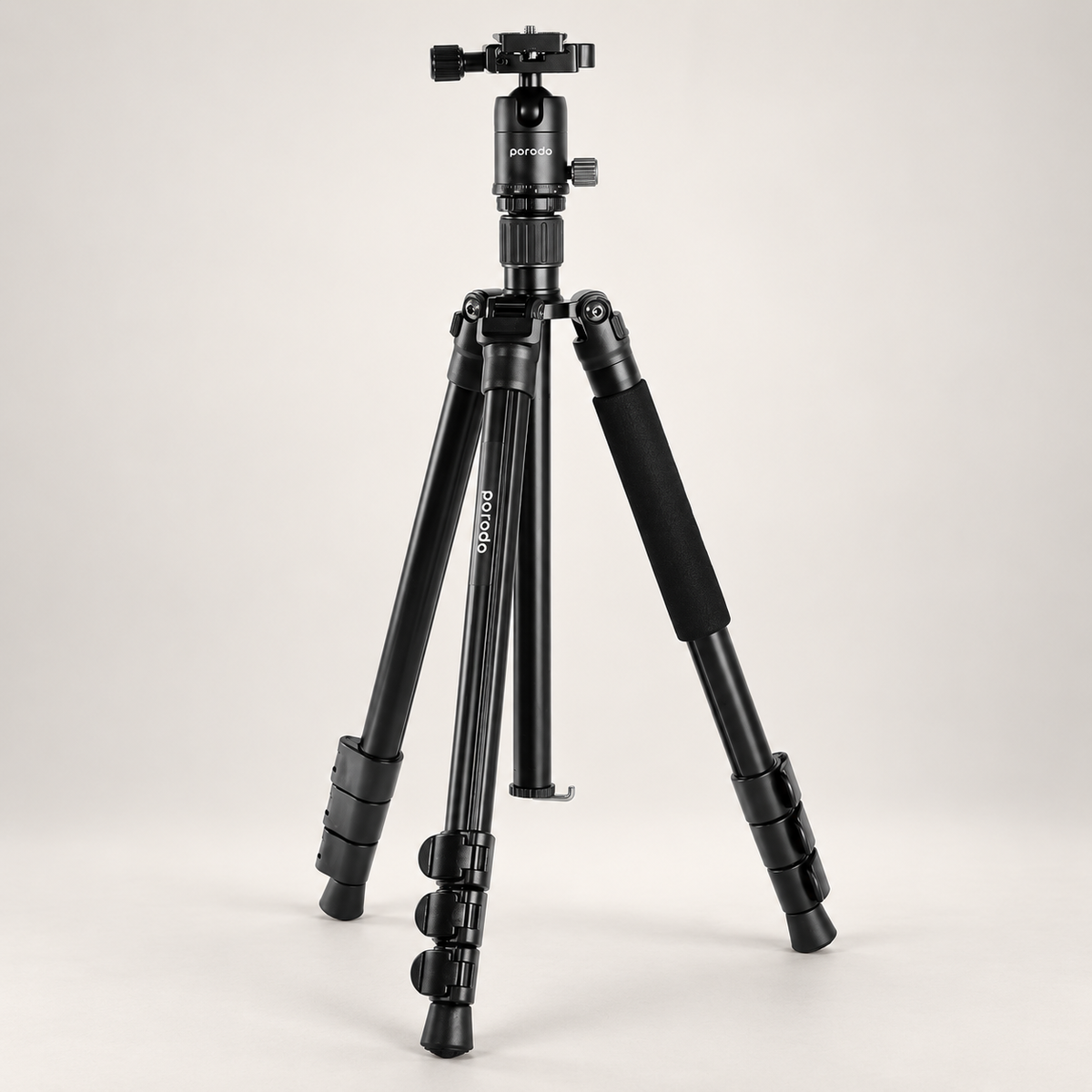 Porodo Aluminium Tripod with Ballhead - Black — GREY Studio catalog