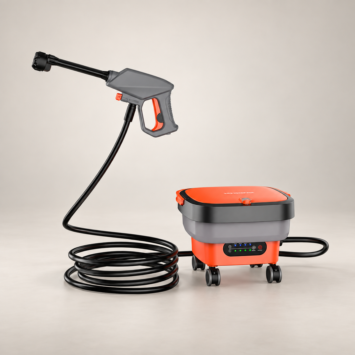 Porodo Aquaspray Multifunctional Pressure Washer - Orange — GREY Studio catalog