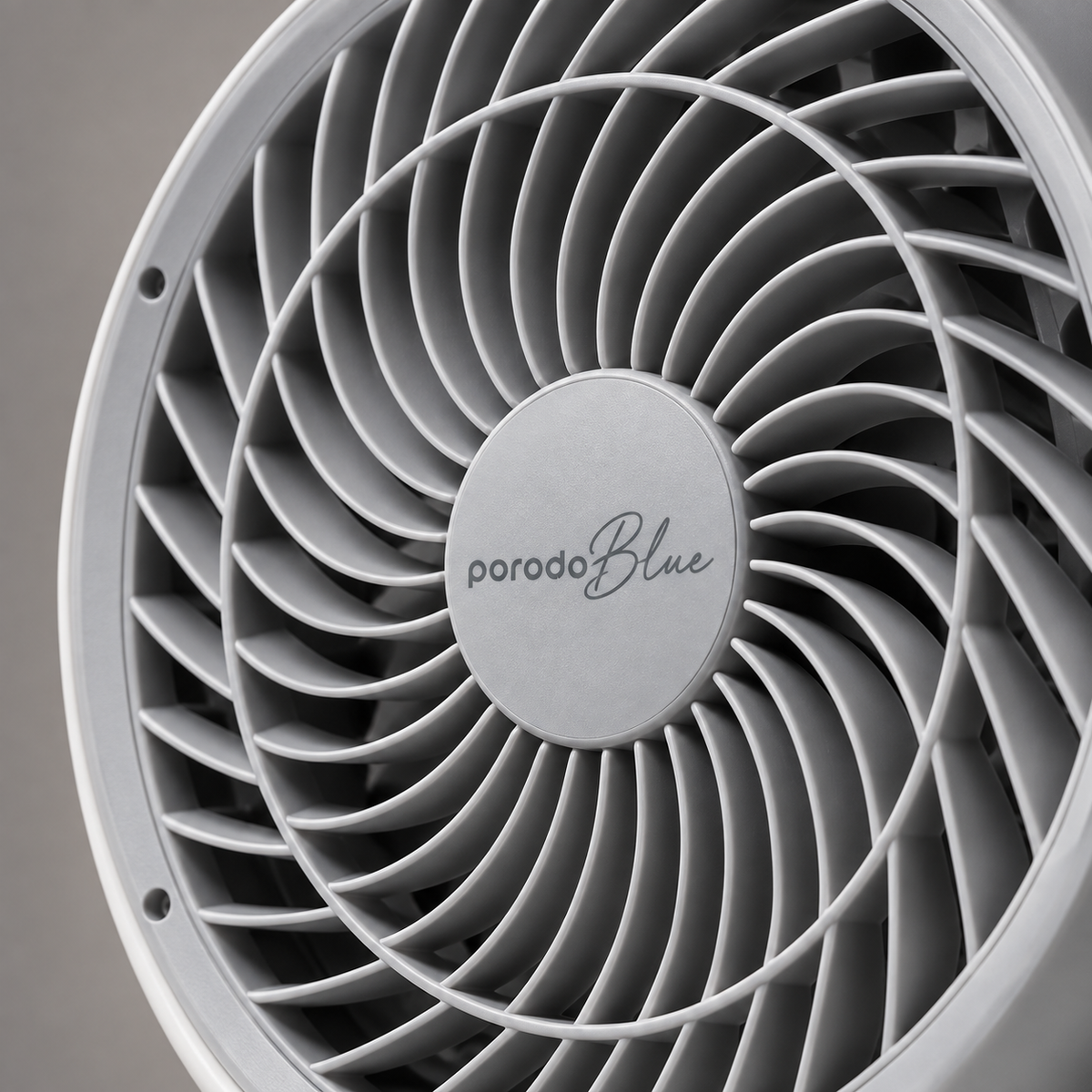 Porodo Blue Cooling & Lighting FAN with Power Bank Function - White — GREY Studio detail