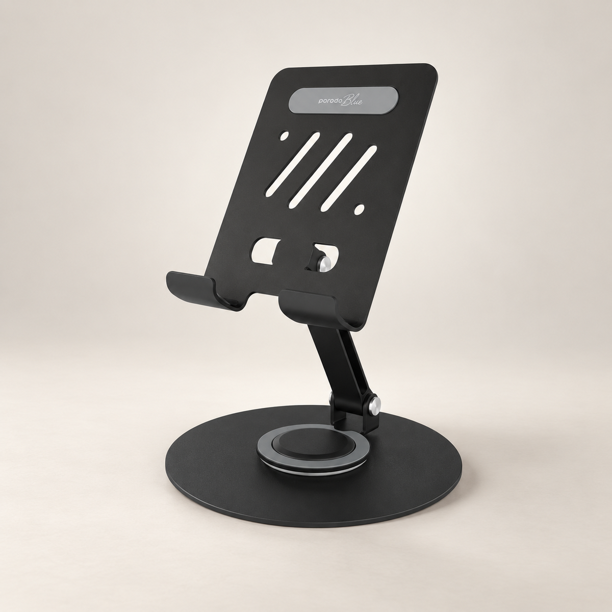 Porodo Blue Clipo Rotatable Tablet Holder with Non-Slip Base - Black — GREY Studio catalog