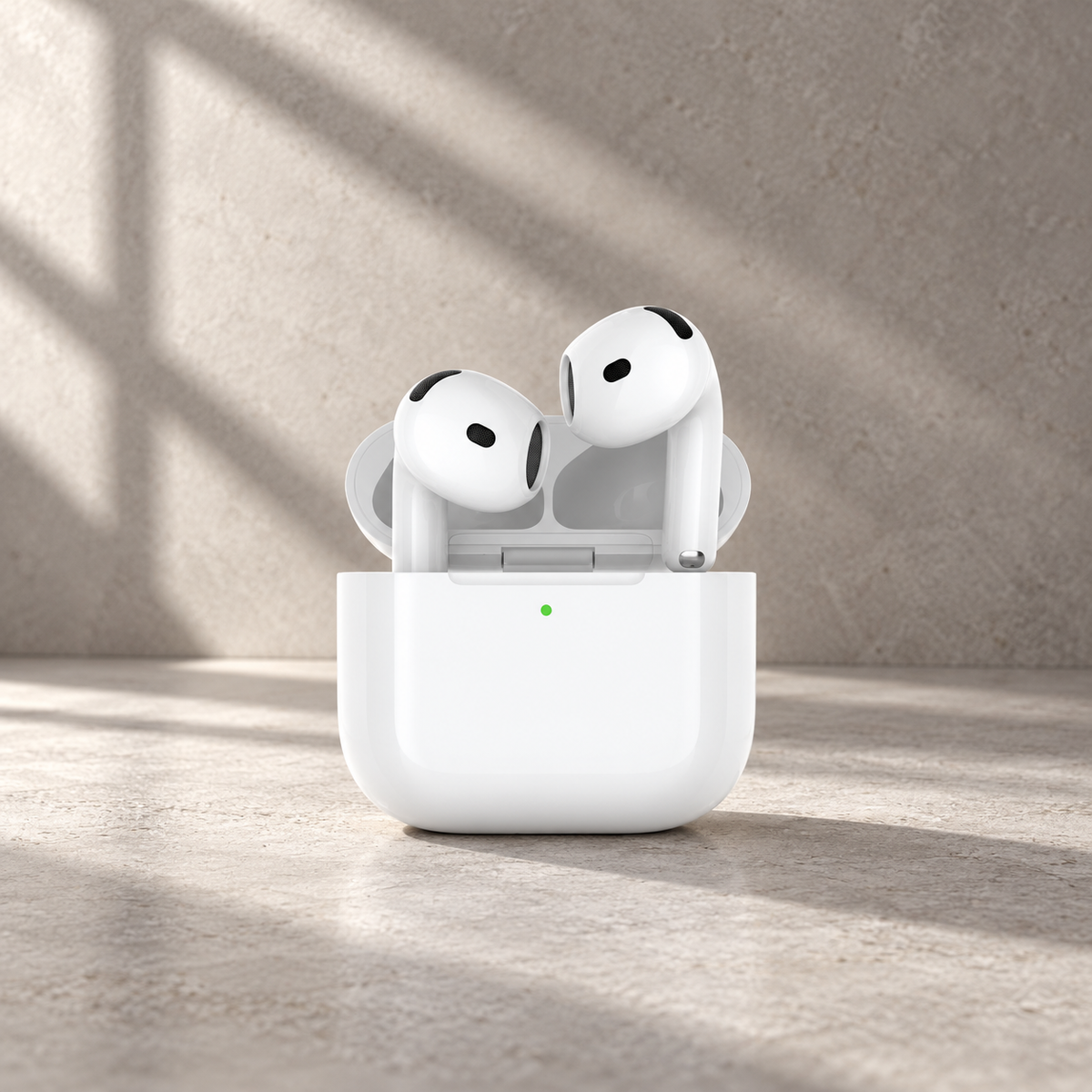 Porodo Blue Earbuds 4 with ENC - White — GREY Studio editorial