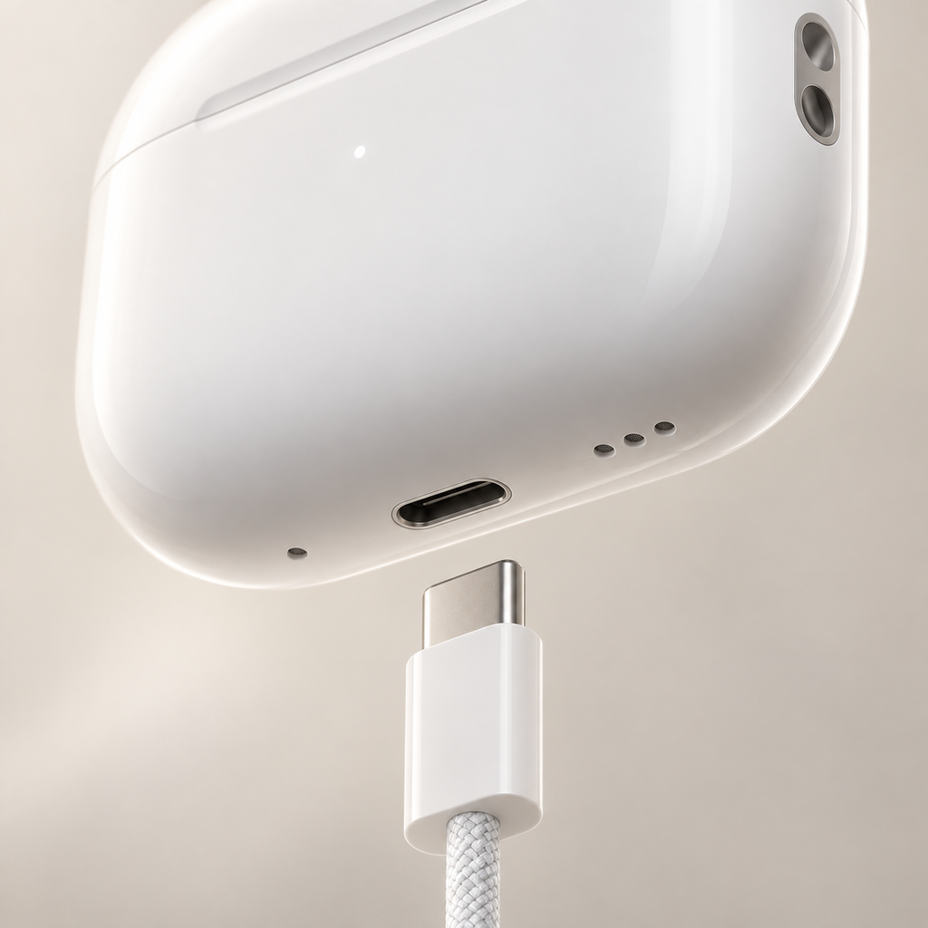 APPLE AIRPODS PRO 2 USB-C — GREY Studio detail