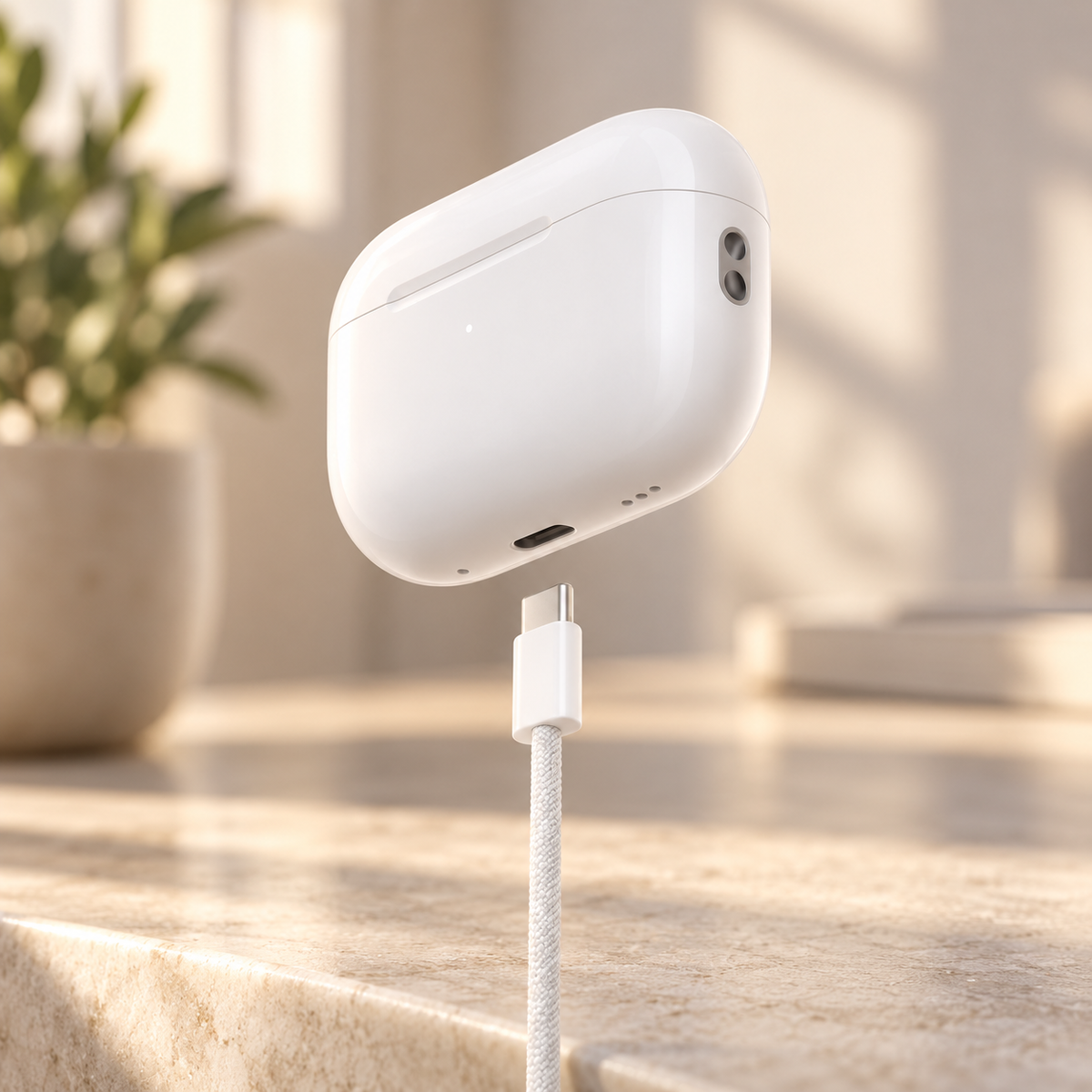 APPLE AIRPODS PRO 2 USB-C — GREY Studio lifestyle