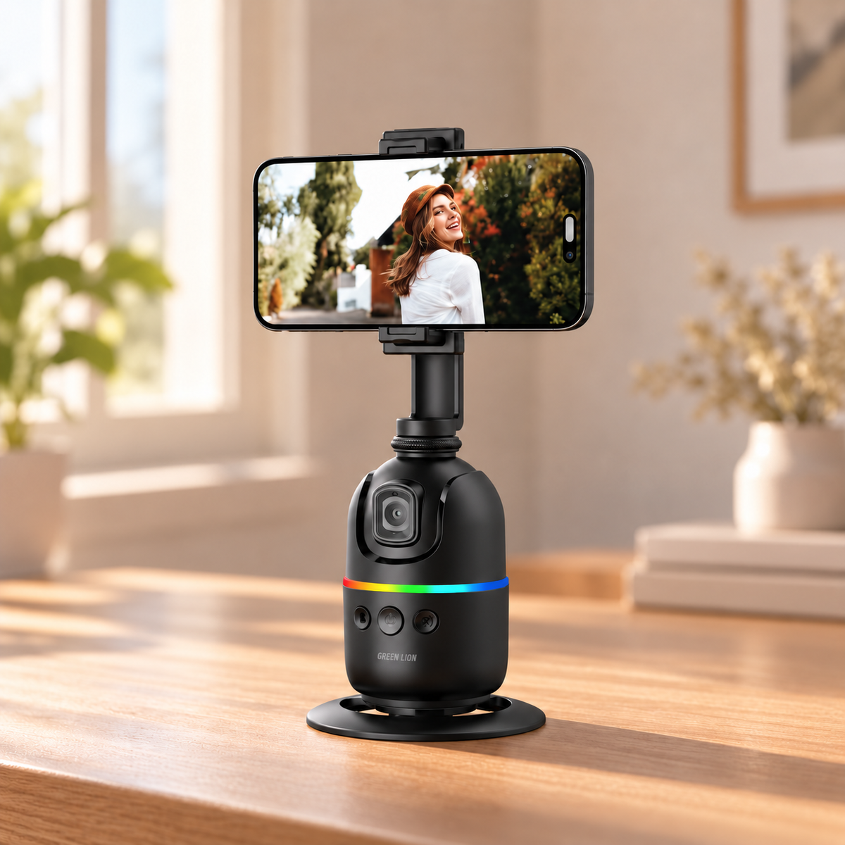 Green Lion AutoTrack Gimbal - Black — GREY Studio lifestyle
