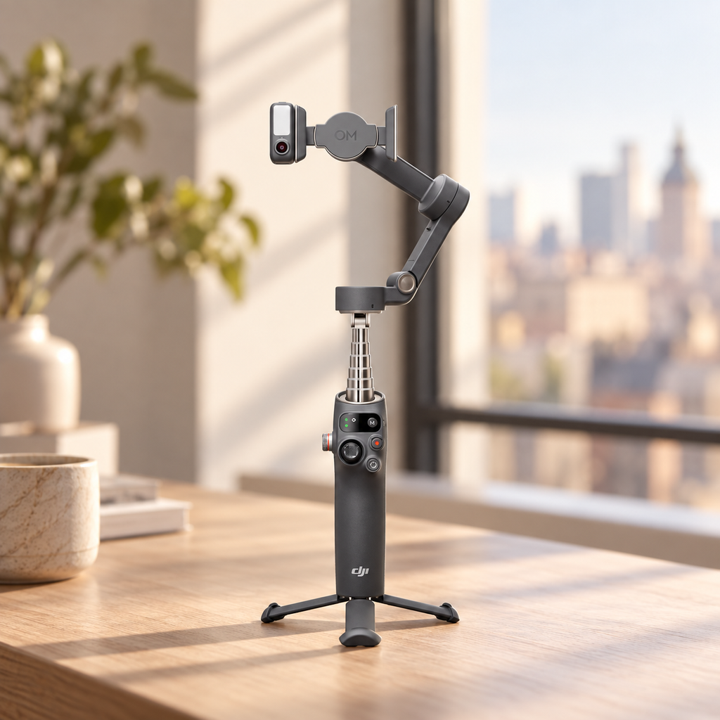DJI OSMO MOBILE 7P BLACK — GREY Studio lifestyle