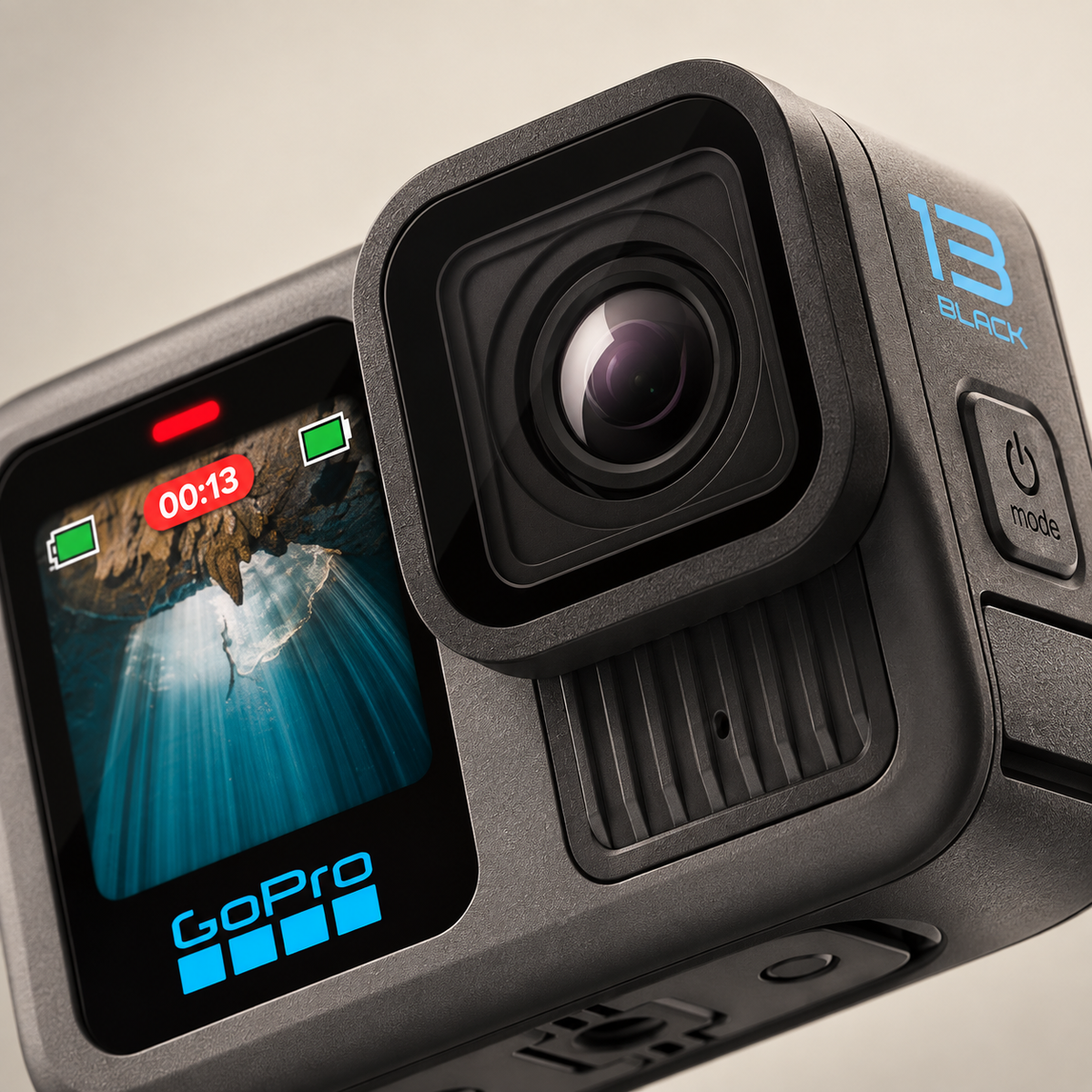 GOPRO 13 ACTION CAMERA — GREY Studio detail
