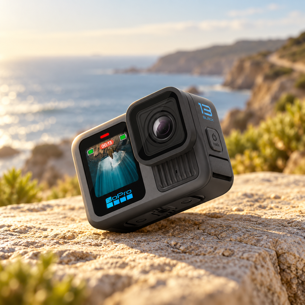 GOPRO 13 ACTION CAMERA — GREY Studio lifestyle