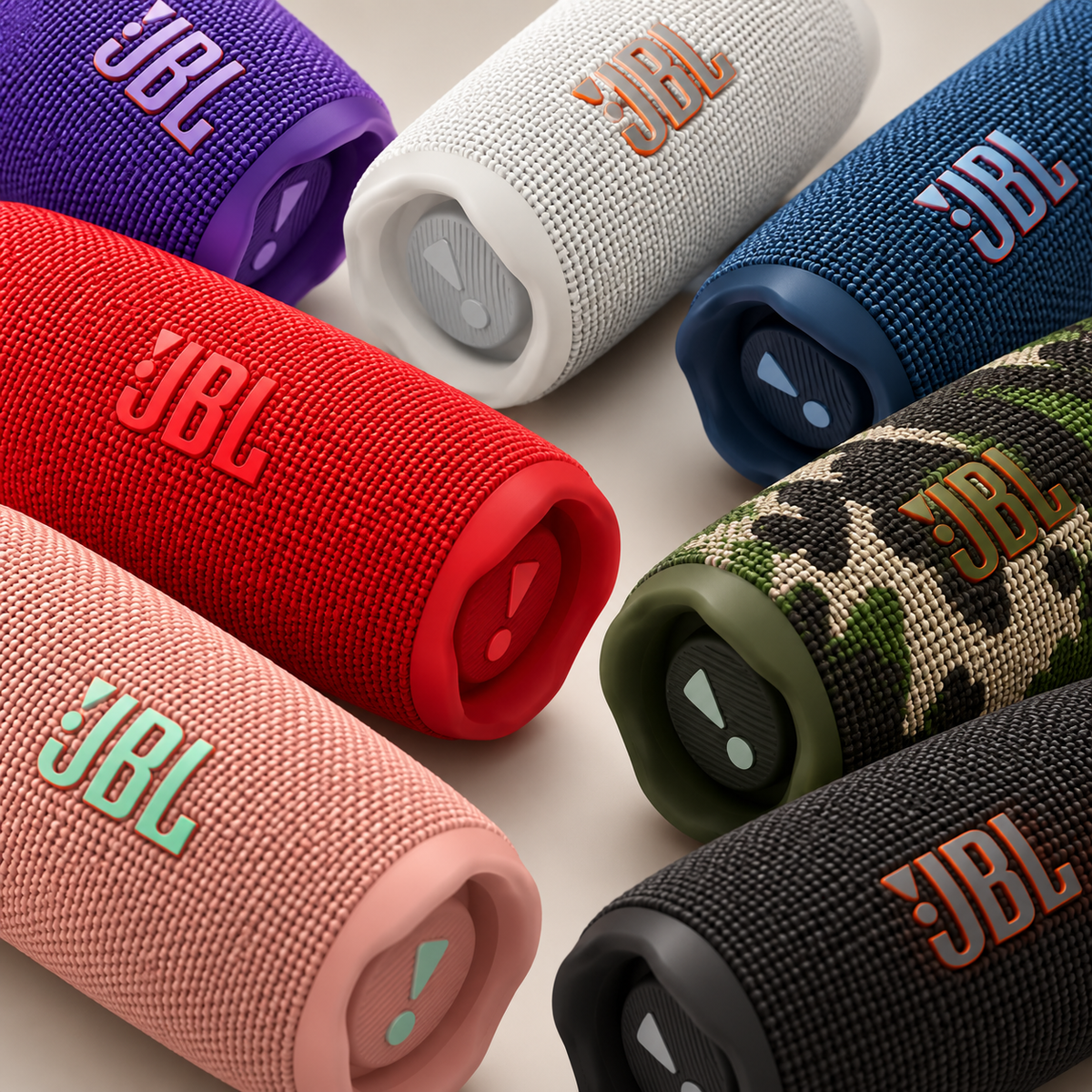 JBL FLIP 7 SPEAKER — GREY Studio detail